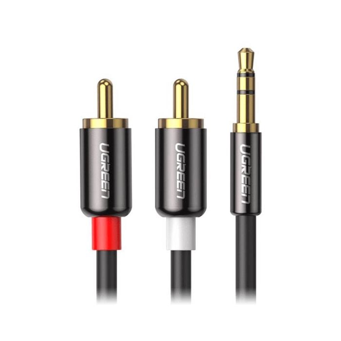 Kabl 1x 3.5mm m - 2x RCA m Ugreen AV102