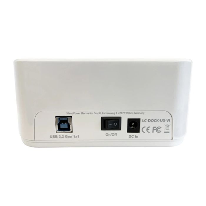 LC Power docking stanica USB3.2 2x SSD/HDD LC-DOCK-U3-VI