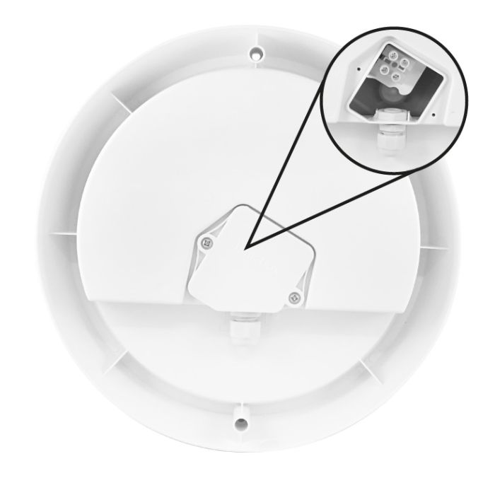 LED brodska lampa 25W LBC6-270-CW/WH