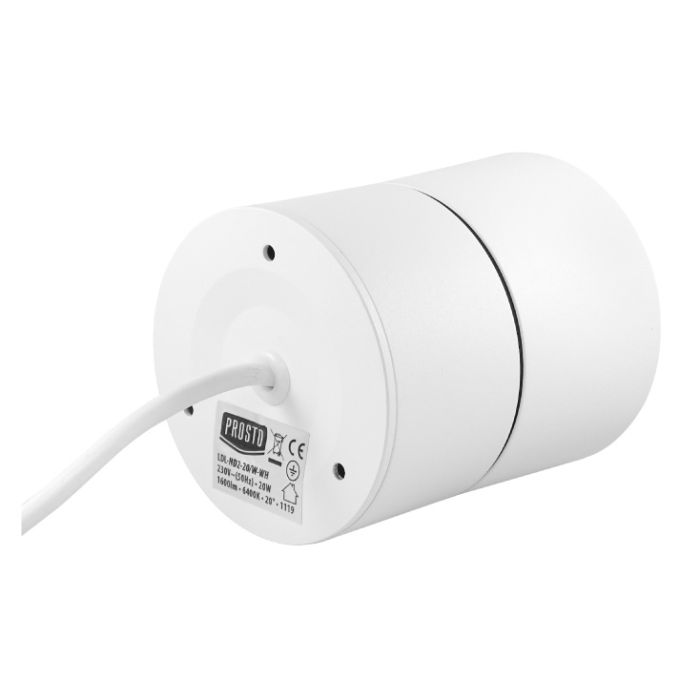 LED nagibna lampa 20W dnevno svetlo LDL-ND2-20/W-WH