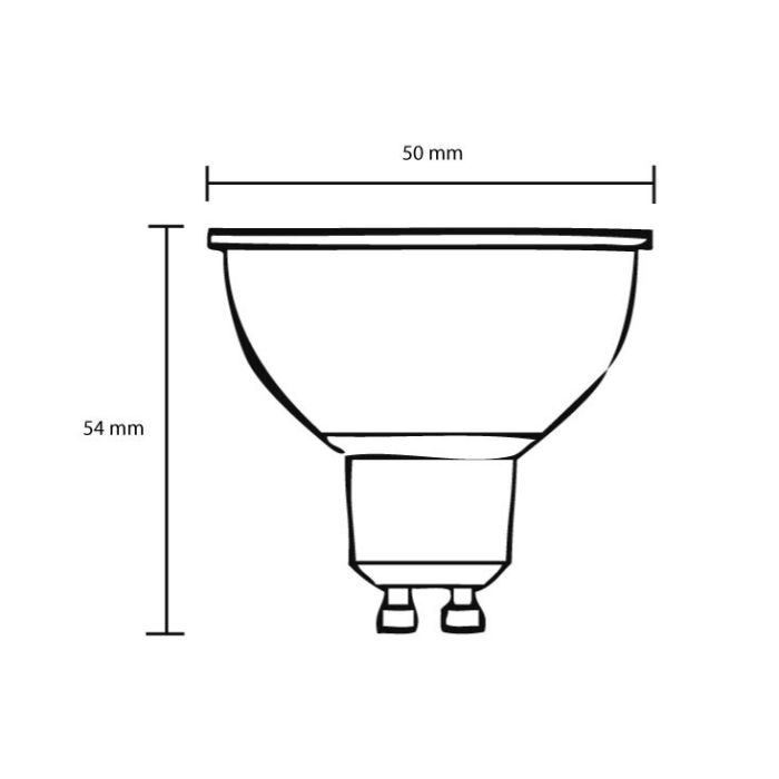 LED spot sijalica toplo bela 1x3W LSP13WW-GU10/3