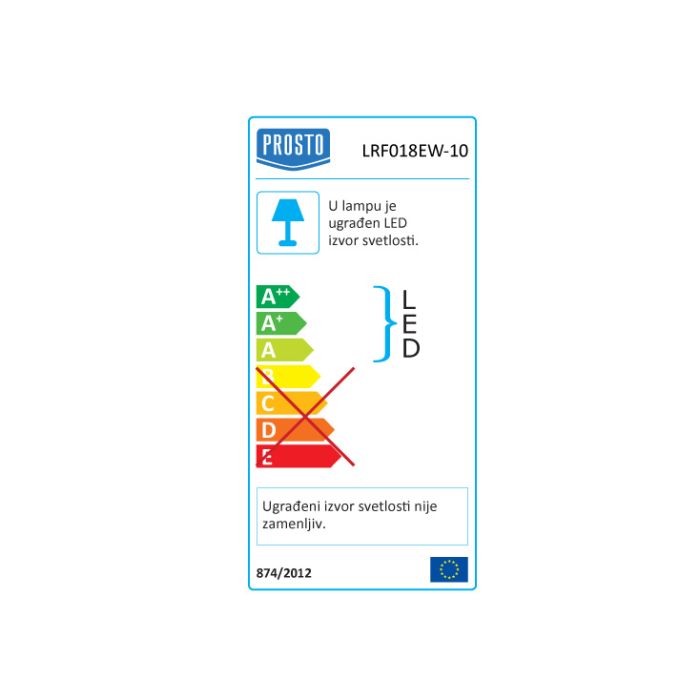 Prosto LED reflektor 10W LRF018EW-10