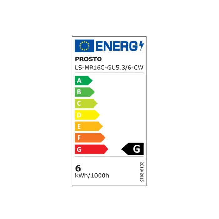 Prosto hladno bela LED sijalica 6W LS-MR16C-GU5.3/6-CW