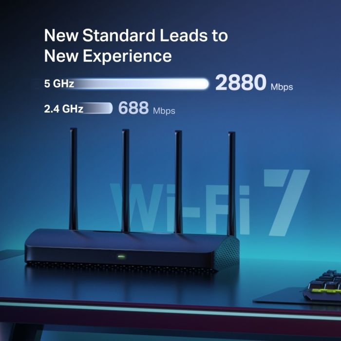 Mercusys MR27BE BE3600 dual band WiFi 7 ruter