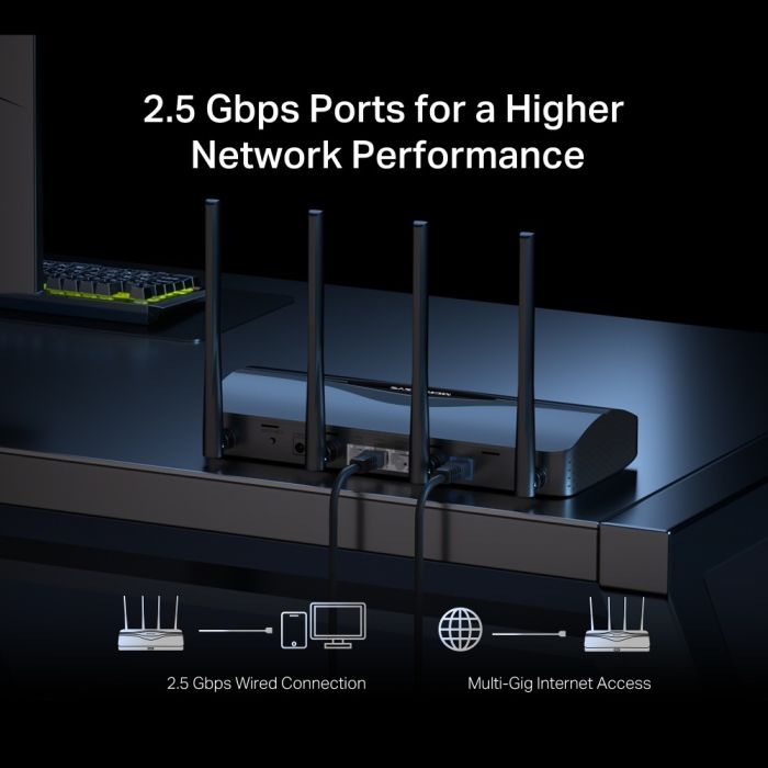 Mercusys MR27BE BE3600 dual band WiFi 7 ruter