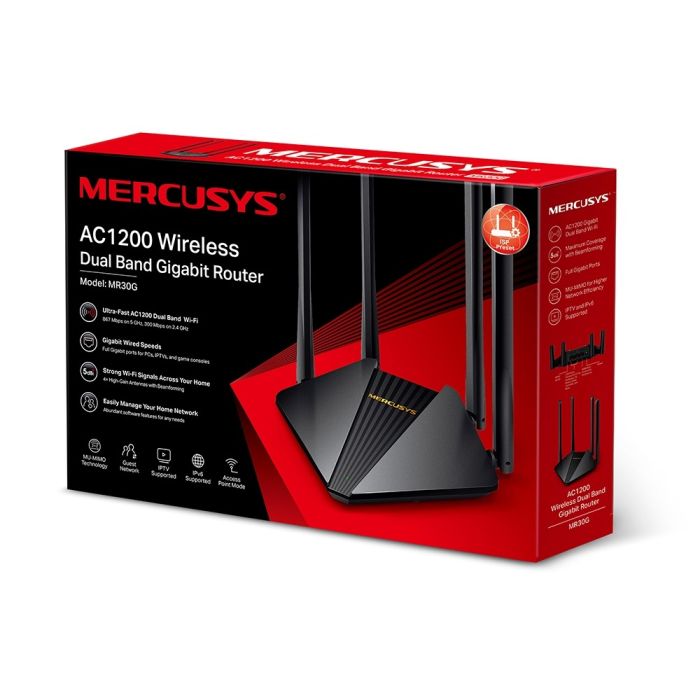 Mercusys MR30G AC1200 dual-band WiFi ruter