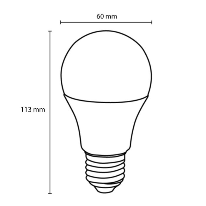 Osram LED toplo bela sijalica 8.5W, 806lm, 2700K, E27 (O26842)