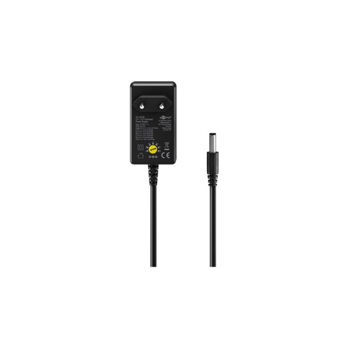 Univerzalni ispravljač Goobay 3-12V, 12W/1A 