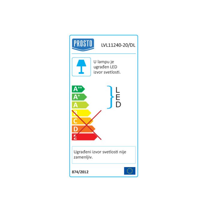 Prosto Viseća LED lampa 20W LVL11240-20/DL