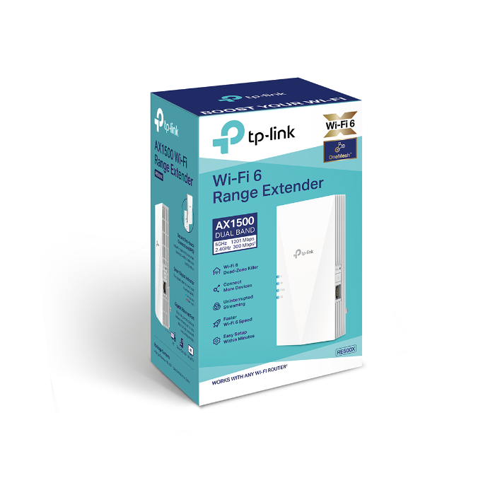 TP-Link WiFi 6 range ekstender RE500X