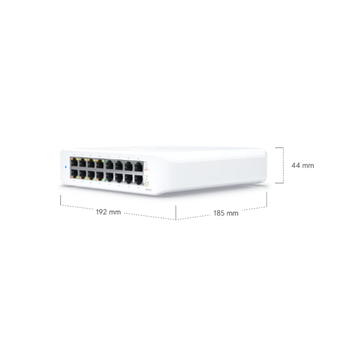 Ubiquiti LAN USW Lite 45W 16-portni PoE switch
