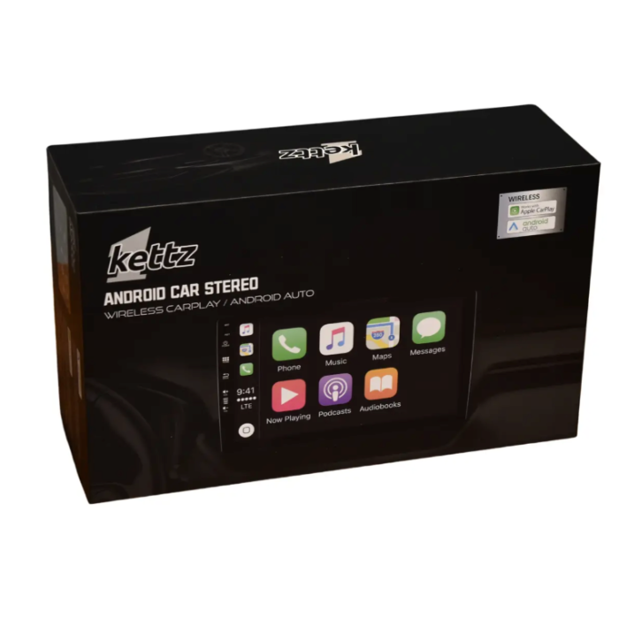 Kettz multimedija KT2101 10.1" slim DIN 4 + 64GB DSP 5.1 Car Play