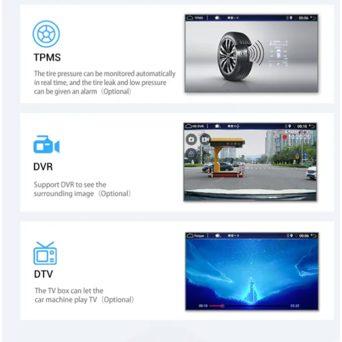 Kettz multimedija KT1900 9" 1 DIN 4 + 64GB DSP Car Play