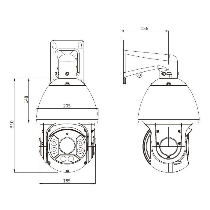 PTZ dome kamera SD6C70-H Dahua