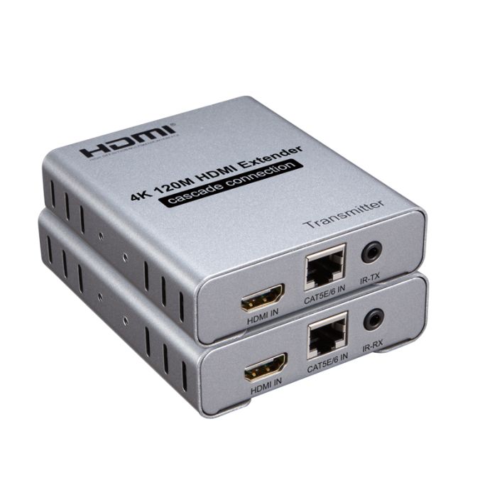 Kettz HDMI Extender 4K 120m 2 adaptera 5e/6