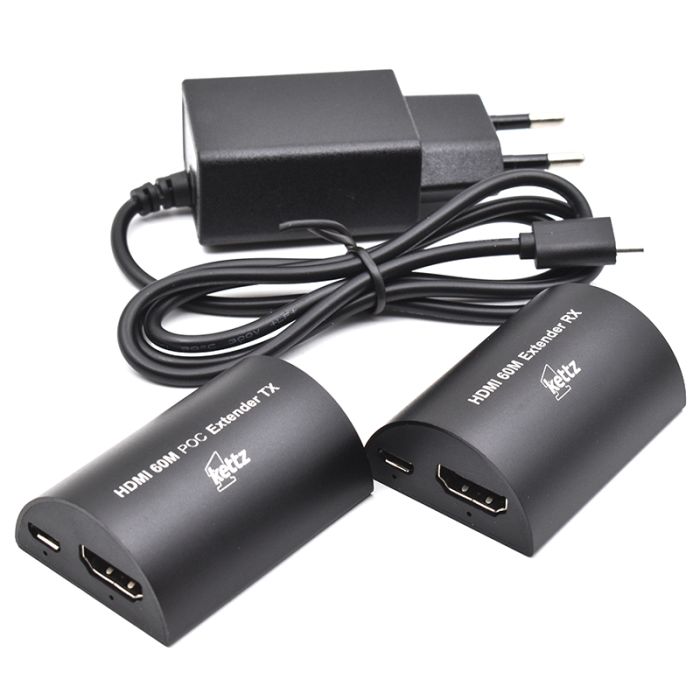 HDMI Extender Kettz 60M 5E/6 single