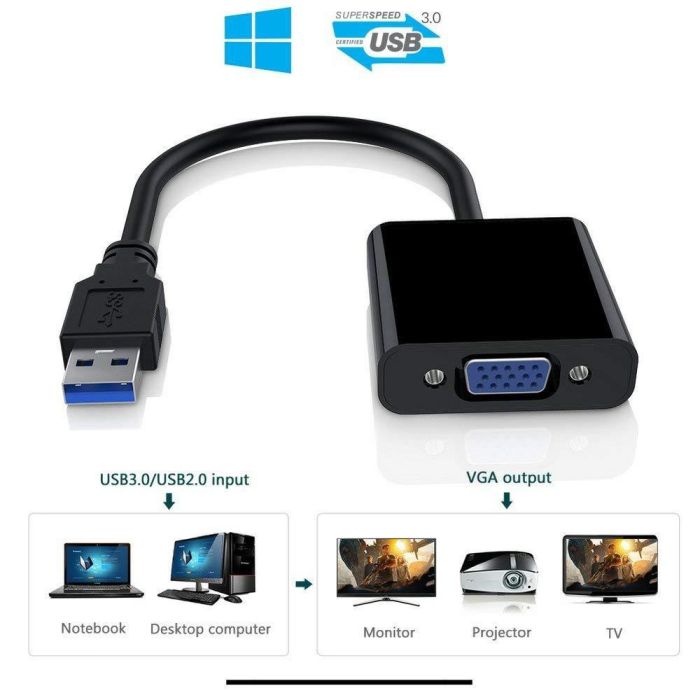 USB na VGA konvertor 3.0 U2V-995