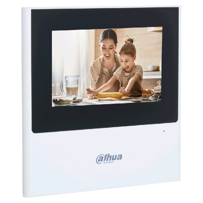 IP SIP 2.0 video intercom hands-free monitor, touch-screen Dahua VTH2611L-WP