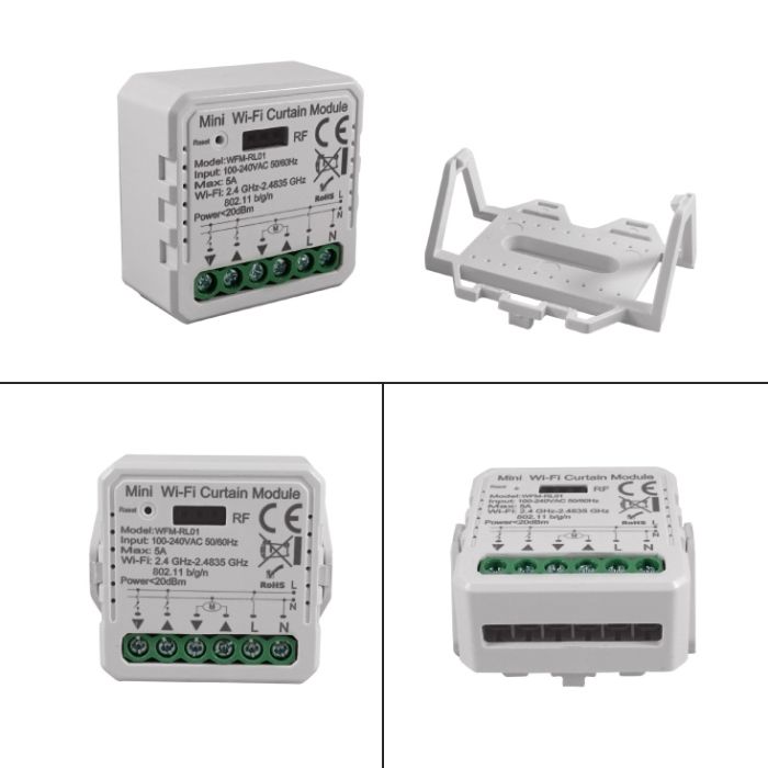 Tuya Wi-Fi smart prekidač-modul za roletne WFM-RL01