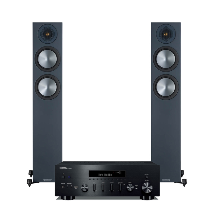 Yamaha R‑N600A + Monitor Audio Bronze 200 komplet
