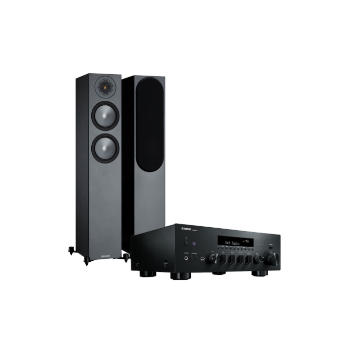 Yamaha R‑N600A + Monitor Audio Bronze 200 komplet