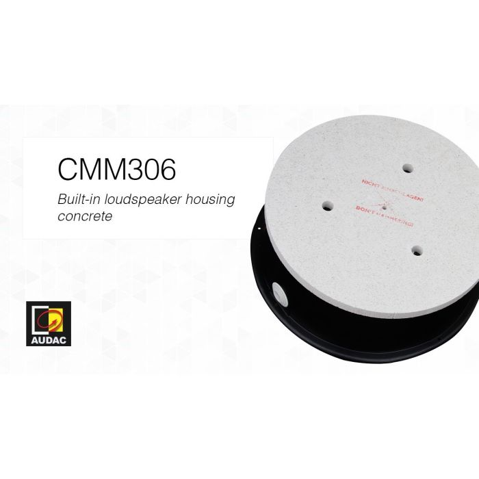 AUDAC - How to install CMM306 loudspeaker housing