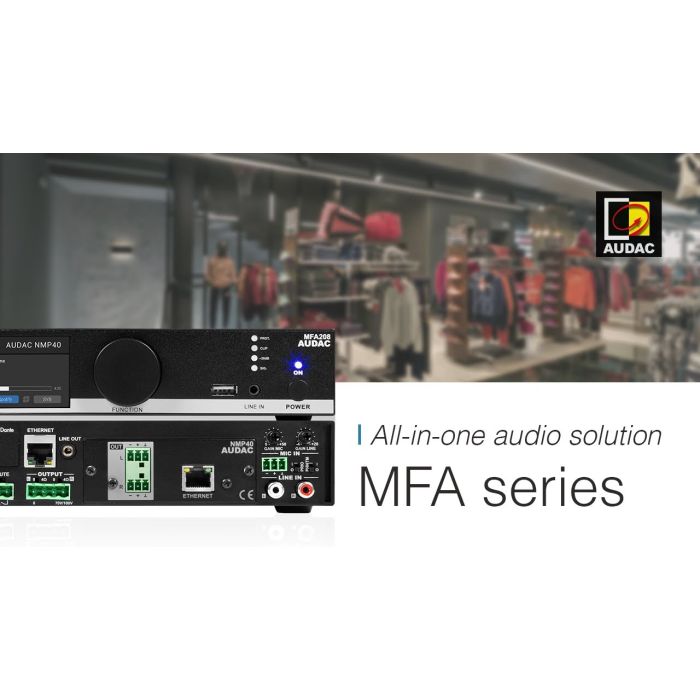 AUDAC - MFA series - All-in-one audio solution