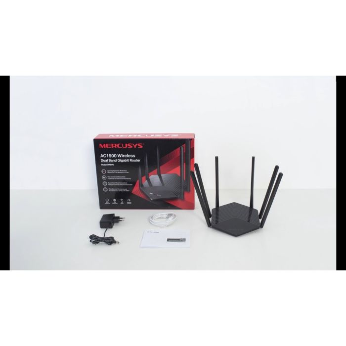 How to set up a Mercusys WiFi router MR50G as an example