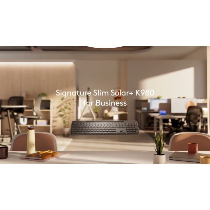 Powered by light, ready for work | Signature Slim Solar K980+ for Business |