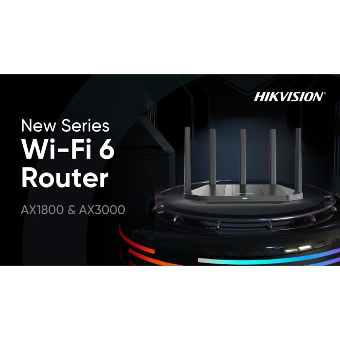 Hikvision New Series Wi-Fi 6 AX1800 & AX3000 Router