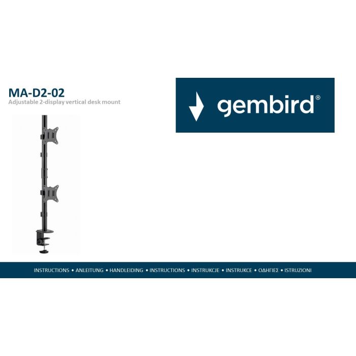 Gembird MA-D2-02 installation instructions