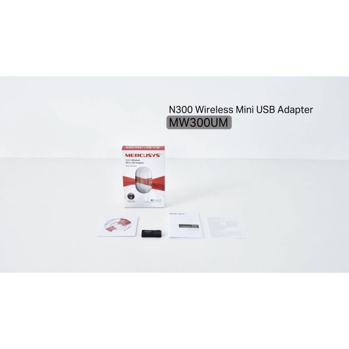How to set up Mercusys Wireless Adapter-MW300UM