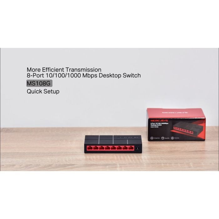 How to set up Mercusys SOHO Switch-MS108G