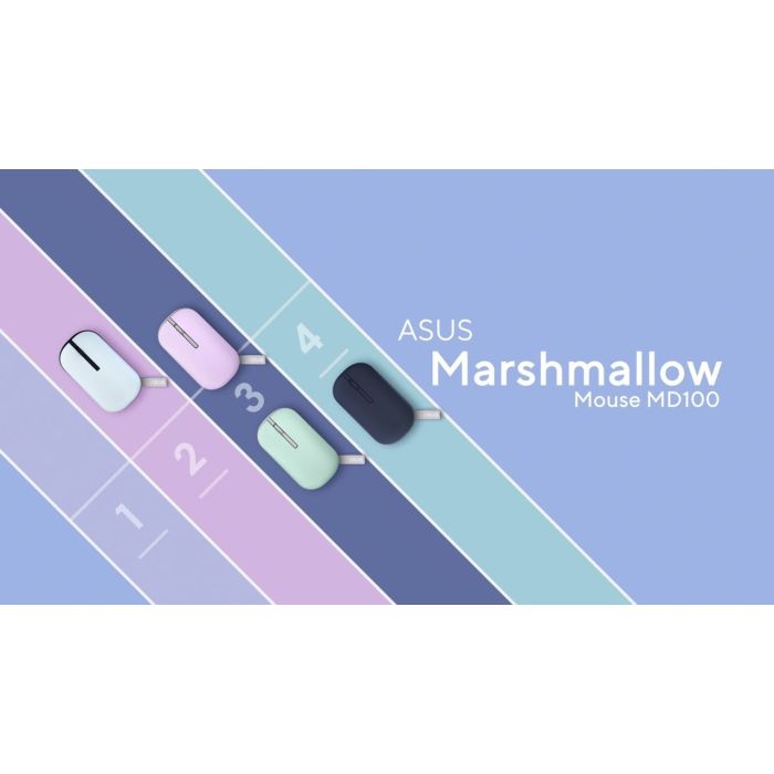 Compact, colorful and portable - ASUS Marshmallow Mouse MD100 | ASUS