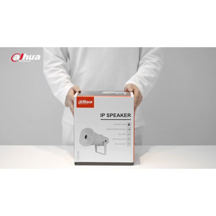 Dahua VCS-SH30 IP Speaker Unboxing & Installation