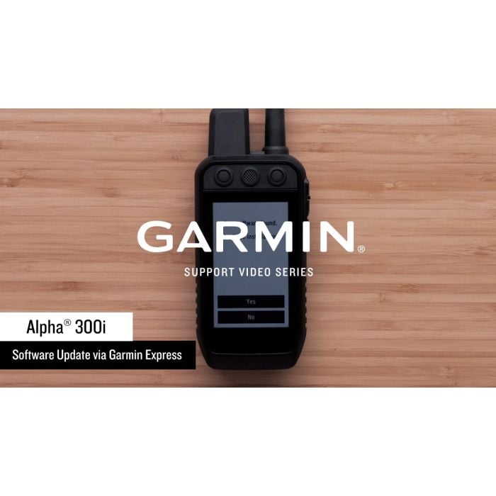 Garmin Support | Alpha® 300i | Updating via Garmin Express