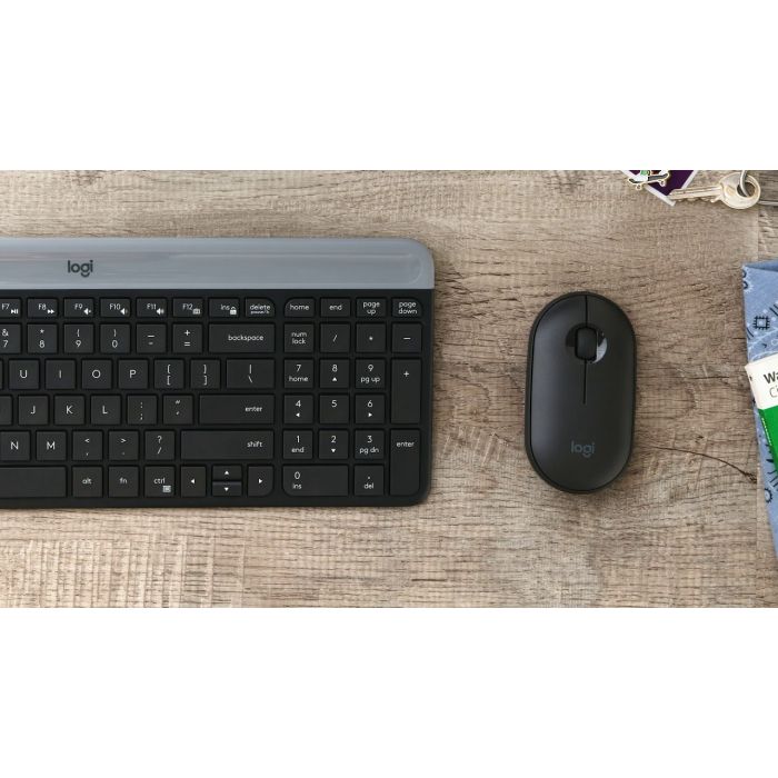Logitech MK470 Slim Wireless Keyboard and Mouse Combo