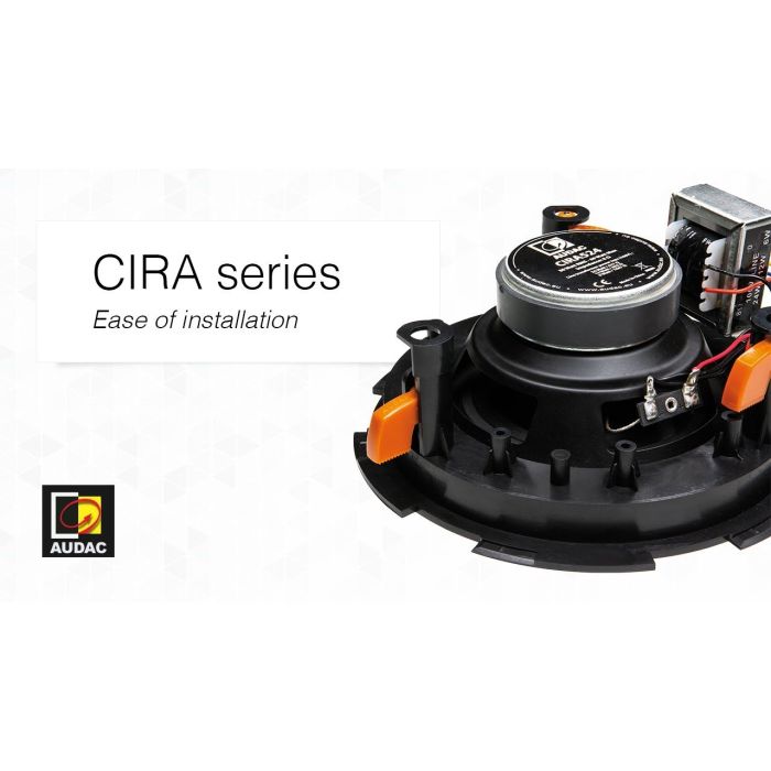 AUDAC - How to install CIRA ceiling speakers