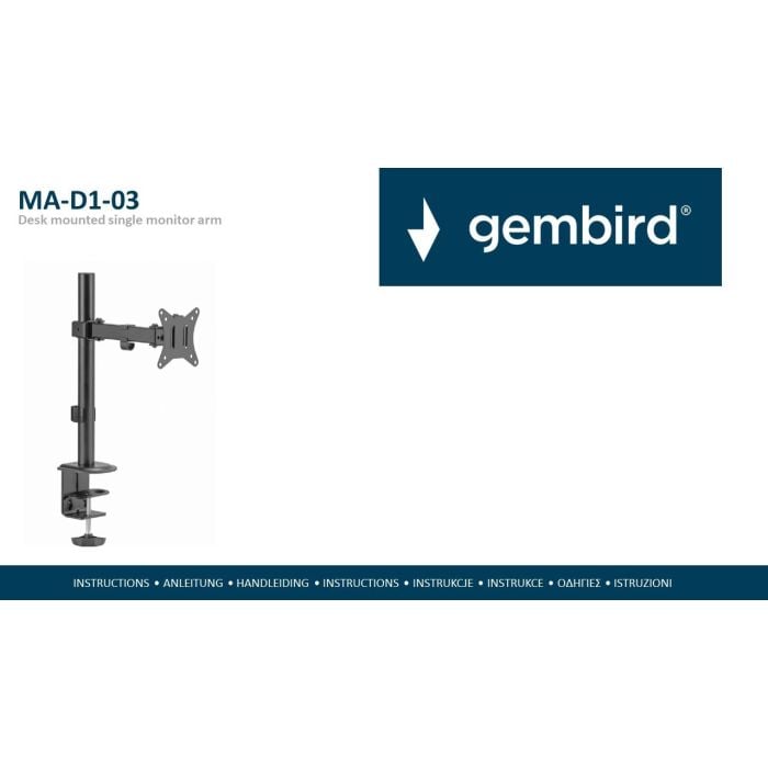 Gembird MA-D1-03 Installation Instructions