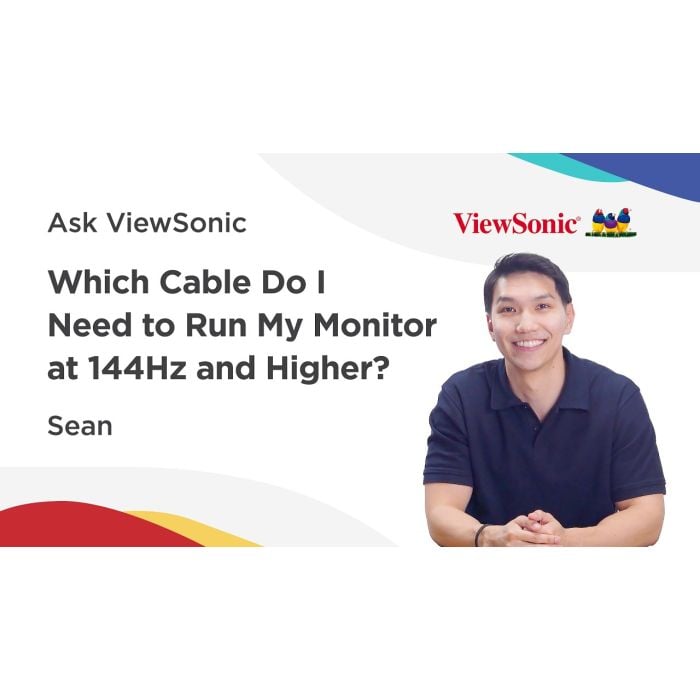 What Cable to Use for 144Hz Monitor | Ask ViewSonic