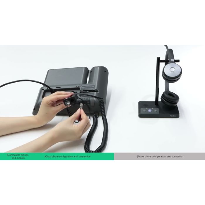 How to Connect a Third Party Phone and Yealink WH62&WH63 via EHS60 Adapter