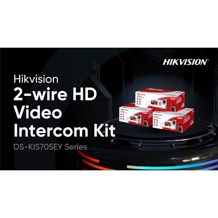 Hikvision 2-wire HD Video Intercom Kit DS KIS705EY Series