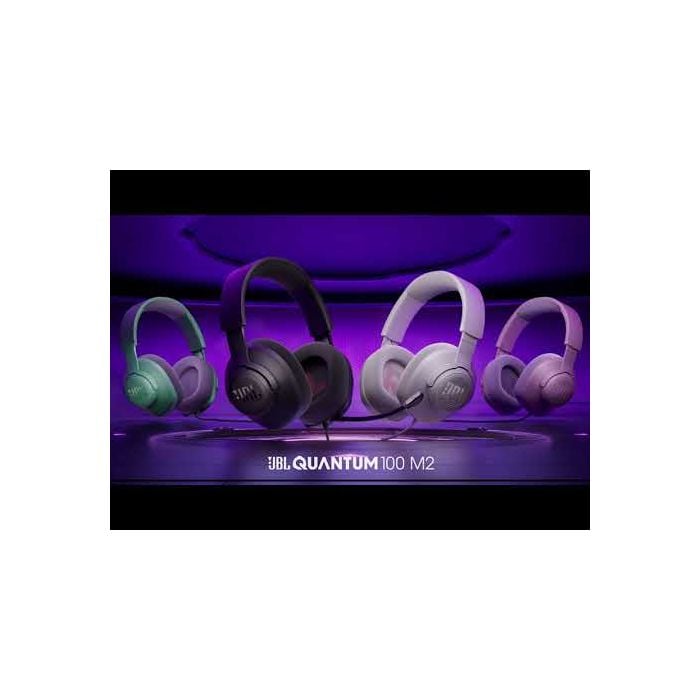 JBL Quantum 100M2 | Bedrade over-ear gaming-headset met afneembare microfoon en mute-optie