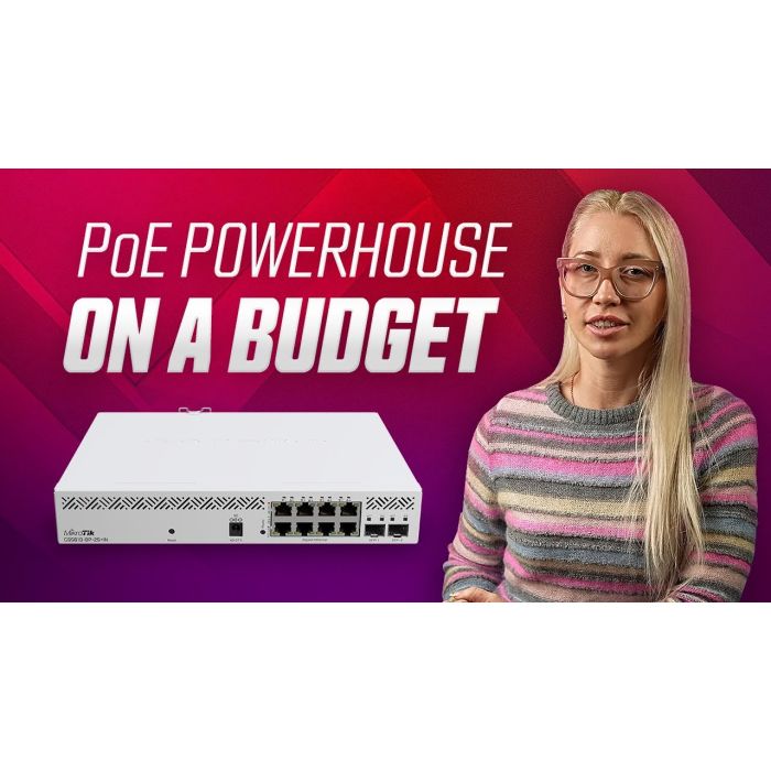 MikroTik product news: CSS610-8P-2S+IN