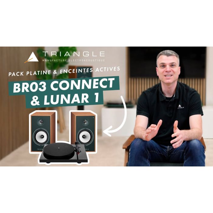 Pack Enceintes Actives BR03 Connect & Platine Lunar 1 - TRIANGLE