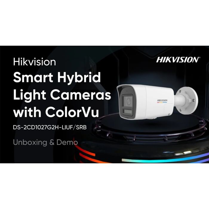 Hikvision Smart Hybrid Light Cameras with ColorVu - DS-2CD1047G2H-LIUF / SRB
