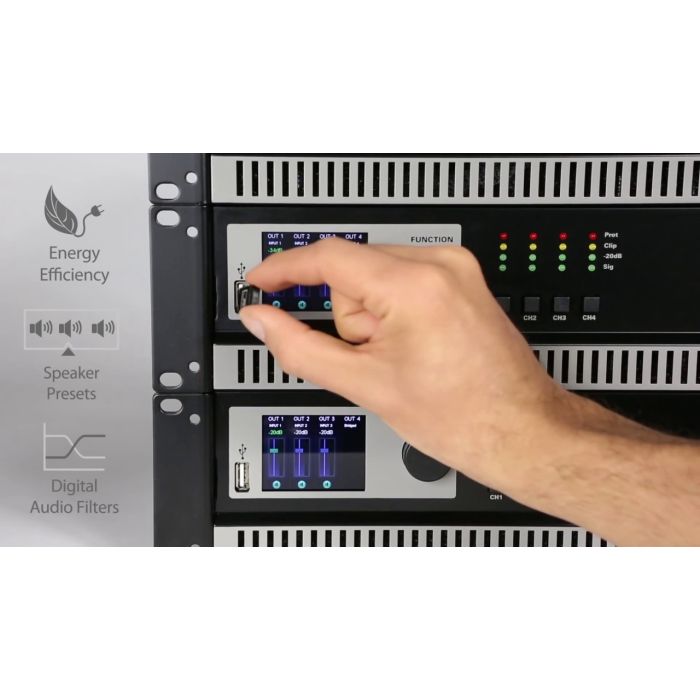 AUDAC - SMA and SMQ Power Amplifiers