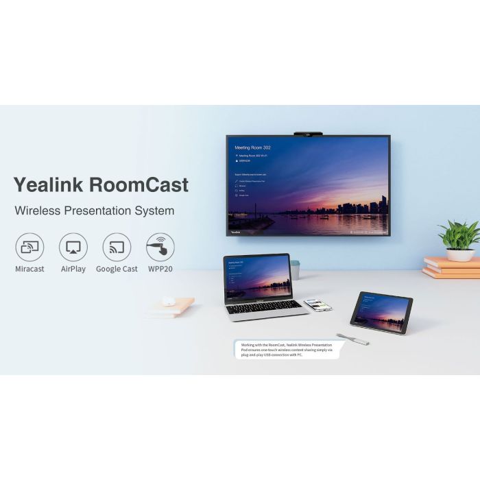 Yealink RoomCast: Wireless Presentation System for Seamless Collaboration