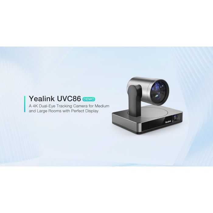 Yealink UVC86 Demo - A 4K Dual-Eye Tracking Camera for Medium and Large Rooms