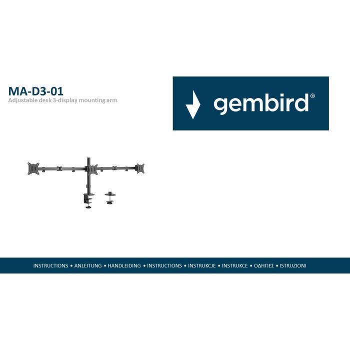 Gembird MA-D3-01 installation instructions